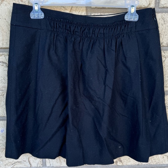 J Crew Classic Black Mini Skirt Size 8 - Picture 1 of 6